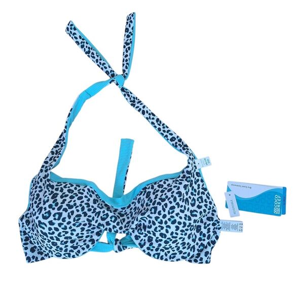 Coco Reef Verso Reversible Bra-Sized Twist-Front Bikini Top Womens Size 36D/38DD - Picture 8 of 10